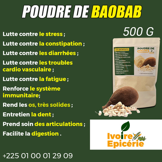 POUDRE DE BAOBAB 500g