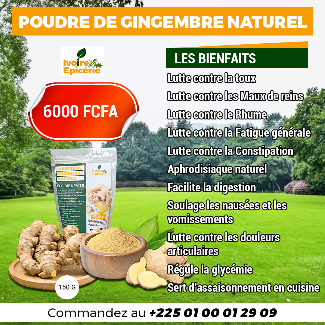POUDRE DE GINGEMBRE 150g