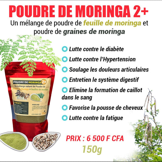 POUDRE DE MORINGA 2+